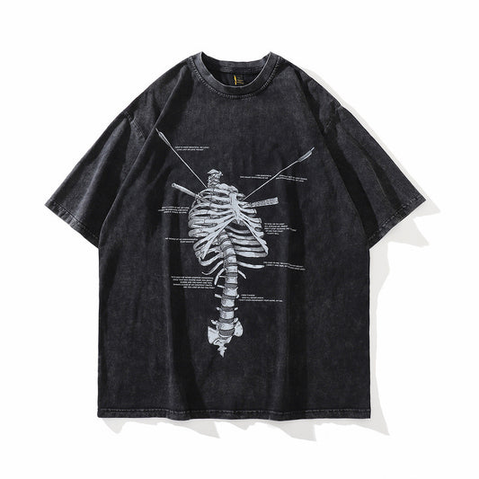 Camiseta de Grafiti Callejero Vintage para Hombre