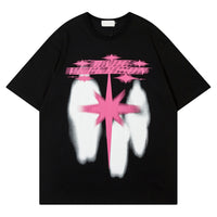 Sci-Fi Graphic Oversized Tee for Men