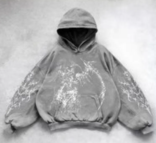 Hooded Printed Hip Hop Y2K Streetwear Sweatshirt