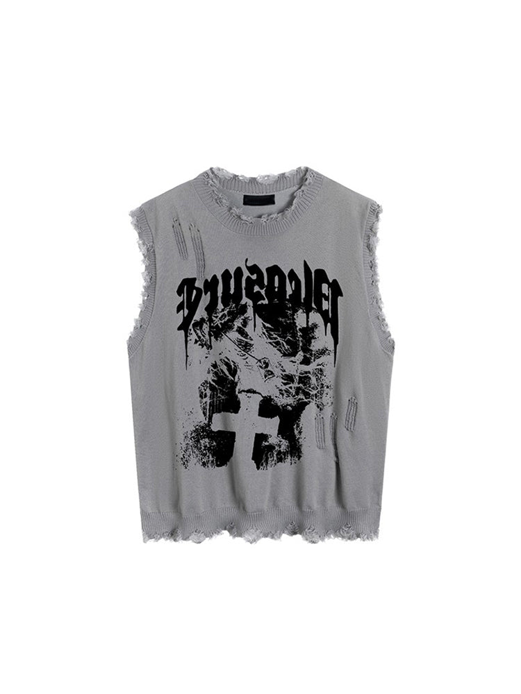 2023 Summer Gyaru Y2K Streetwear Off-Shoulder Tank Top