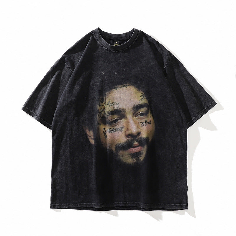 Camiseta de Grafiti Callejero Vintage para Hombre