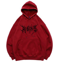Y2K Zipper Hoodie Men's Trendy Printed  Style Gothic