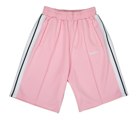 Retro Striped Y2K Shorts - Unisex