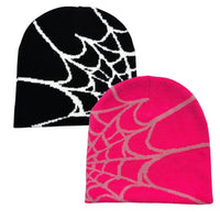 Gothic Spider Knit Beanie - Unisex