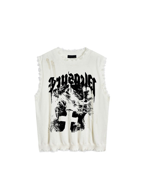 2023 Summer Gyaru Y2K Streetwear Off-Shoulder Tank Top