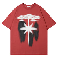 Sci-Fi Graphic Oversized Tee for Men