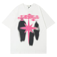 Sci-Fi Graphic Oversized Tee for Men